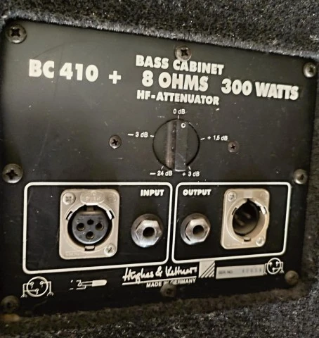 Καμπίνα μπάσου Hughes & Kettner BC 410+