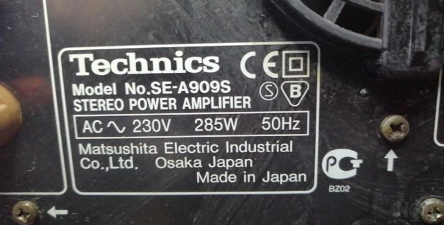 TECHNICS SE-A909s/SU-C909u