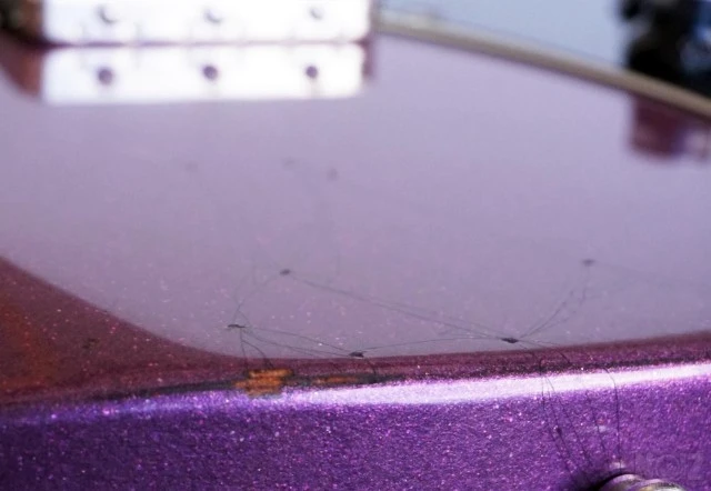 Handcrafted Purple Sparkle Light Relic