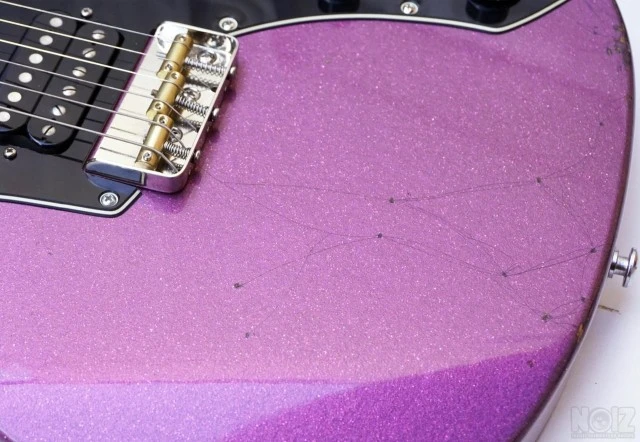 Handcrafted Purple Sparkle Light Relic