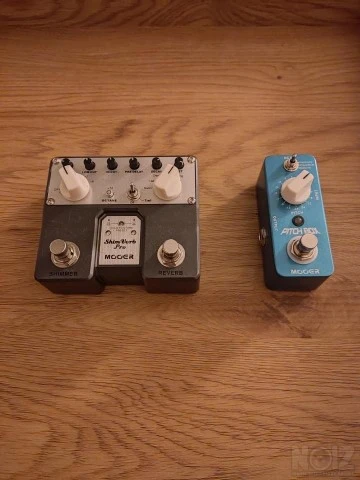 Mooer shimmverb pro και pitchbox