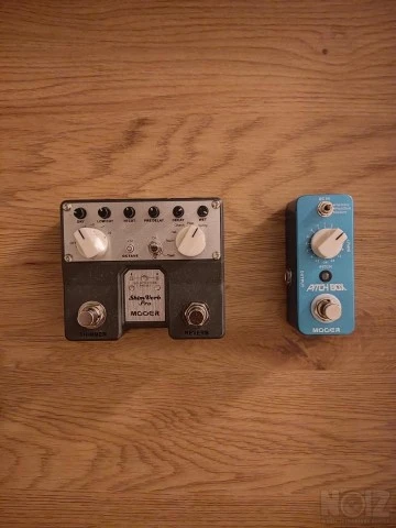 Mooer shimmverb pro και pitchbox