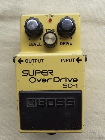 BOSS Super OverDrive SD-1 vintage '80s
