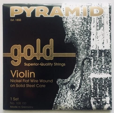 Pyramid 108/100 Gold Violin Set - 4/4 | 