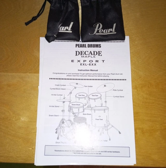 Pearl Export 22'' Drum Set + Zultan Rock