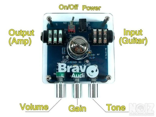 Bravo Audio Booster Λαμπάτος Παραμορφωτή