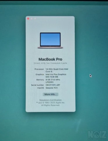 Macbook Pro 13 2019