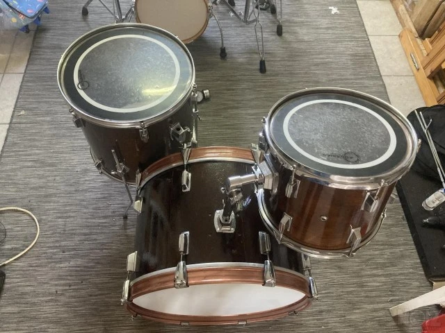 Custom poplar drumset