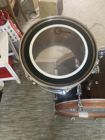 Custom poplar drumset