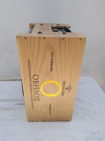 LlINE 6 MicroSpider rehousing in wine box.