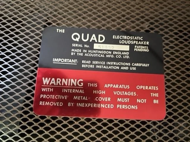 Quad Esl -57 Speakers