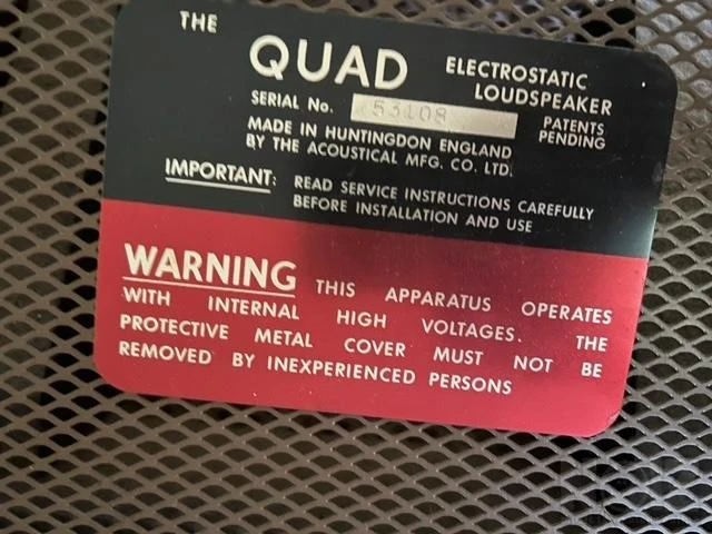 Quad Esl -57 Speakers