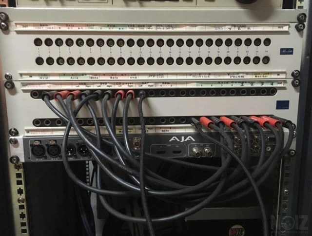 Audio Patch Bay - Neutrik καλώδια