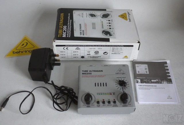 Behringer tube ultragain mic 200
