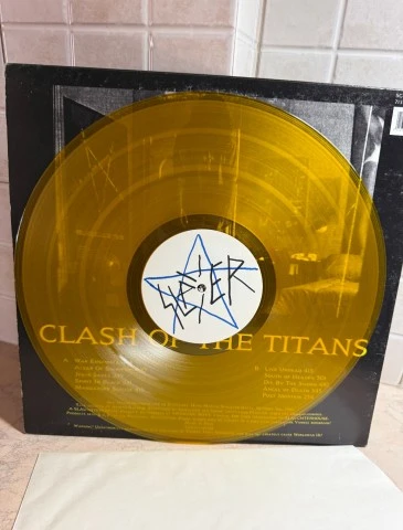Slayer Clash of the Titans Bootleg Κίτρινο Βινύλιο+DVD 