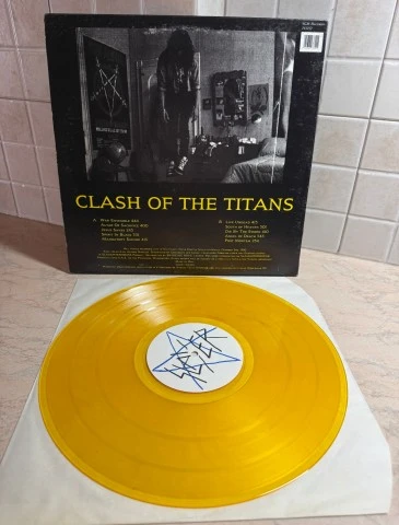 Slayer Clash of the Titans Bootleg Κίτρινο Βινύλιο+DVD 