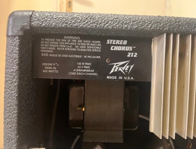 Peavey Stereo Chorus 212