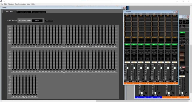 Yamaha LS9-32 / 64 Channels.