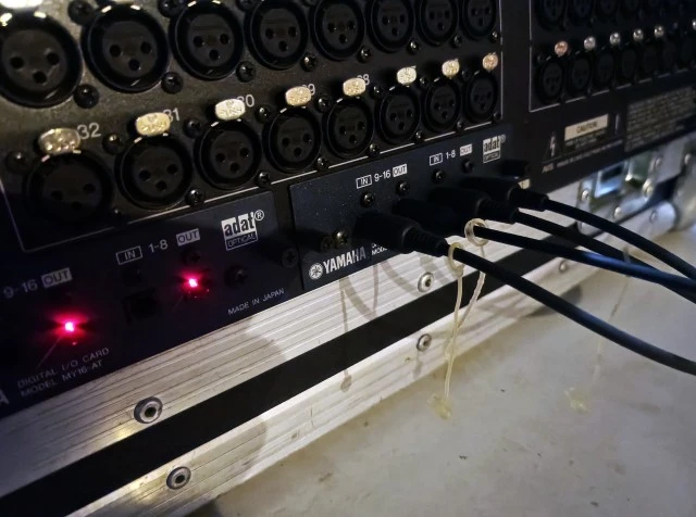 Yamaha LS9-32 / 64 Channels.