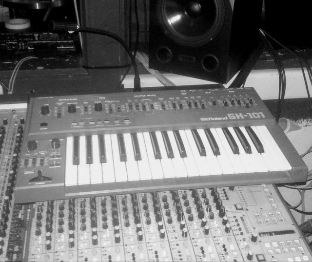 Roland SH-101 32-Key Monophonic Synthesizer - Gray