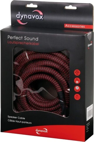 Dynavox Perfect Sound καλώδια ηχείων με banana plugs 