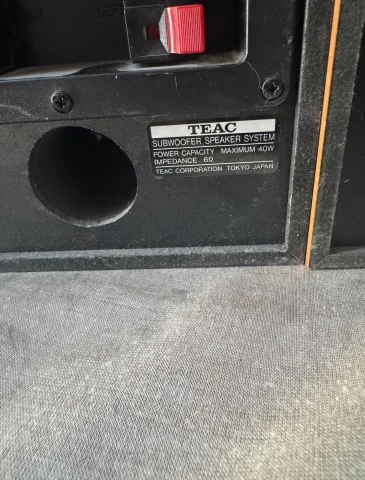 Σετ ηχείων Teac vintage retro design, 3
