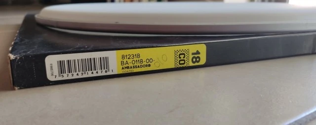 Remo Ambassador Coated 18" BA-0118-00