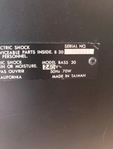 Fender Sidekick Bass 30. 1994' Vintage Bass Amp