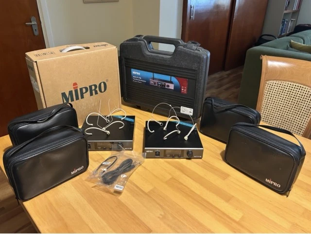 Head set Mipro wirless x 2 