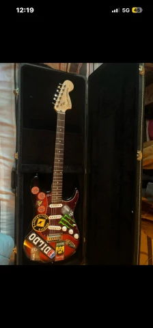 Fender Squier Stratocaster RW Antique Burst +hard case