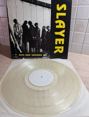 Slayer Boys Keep Swinging Bootleg Διαφανές Βινύλιο+DVD