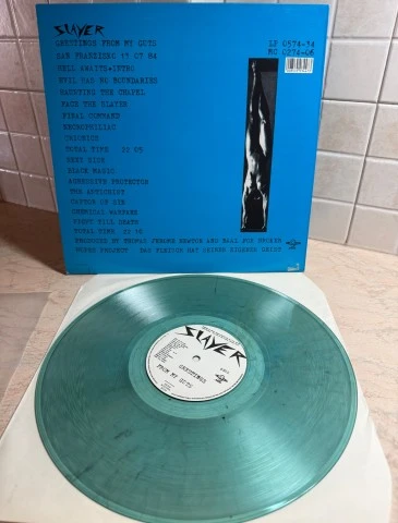 Slayer Greetings From My Cuts Bootleg Μπλε Βινύλιο+DVD 