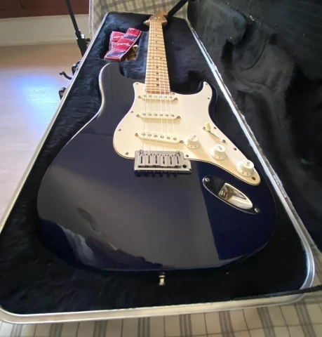 Fender Stratocaster American Standard (1991) - Midnight Blue (σπάνιο χρώμα)