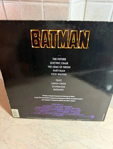 Prince Batman Soundtrack Vinyl LP 1st Press 1989