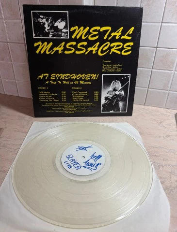 Slayer Metal Massacre Bootleg Διαφανές Βινύλιο+DVD