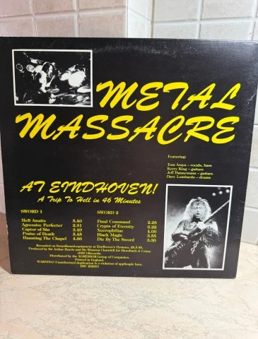 Slayer Metal Massacre Bootleg Διαφανές Βινύλιο+DVD