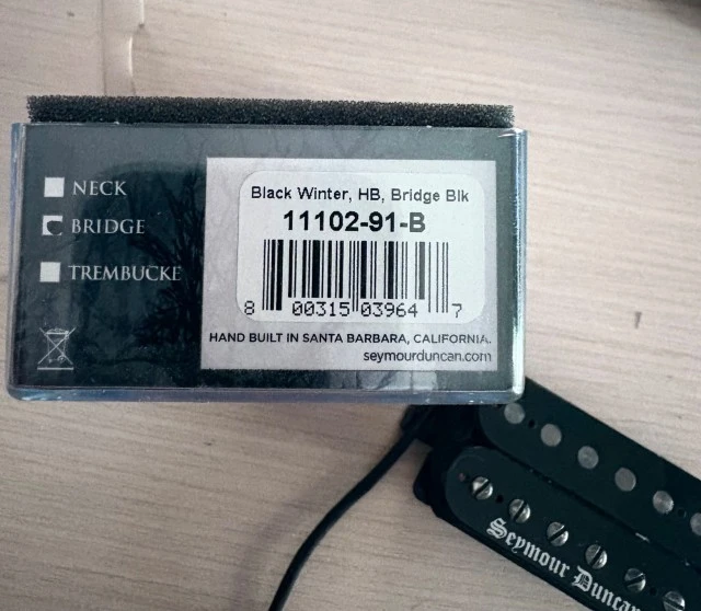 Seymour Duncan Black Winter bridge humbucker