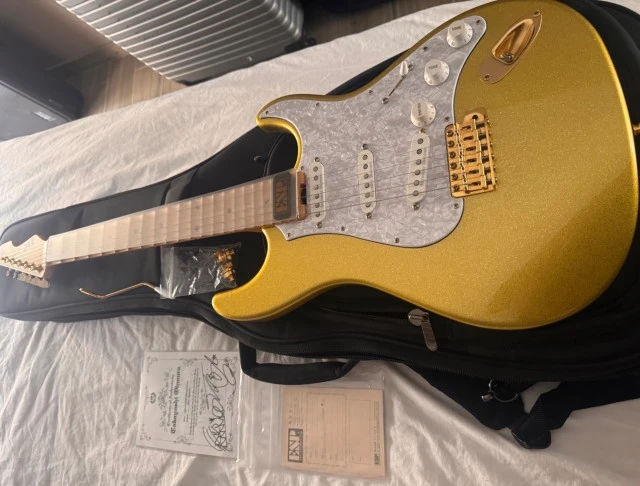 ESP Takayoshi Ohmura Custom Shop Sparkle Gold
