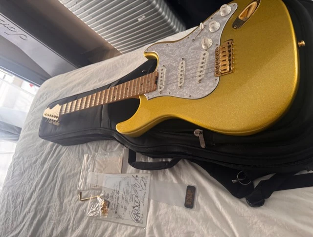 ESP Takayoshi Ohmura Custom Shop Sparkle Gold