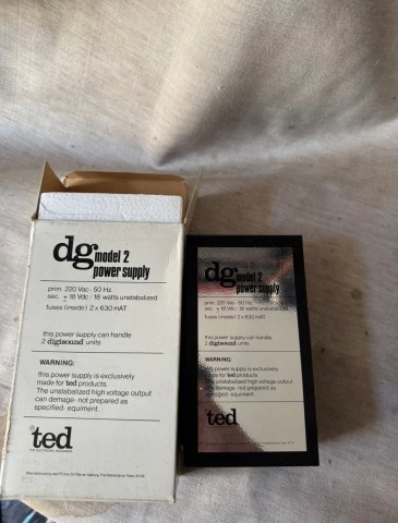 Vintage TED DG Model 2 τροφοδοτικό , στο κουτ