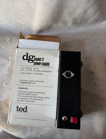Vintage TED DG Model 2 τροφοδοτικό , στο κουτ