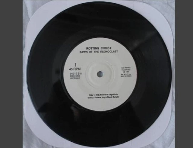 Rotting Christ Dawn of the Iconoclast 7''EP 1992 (Πρώτη