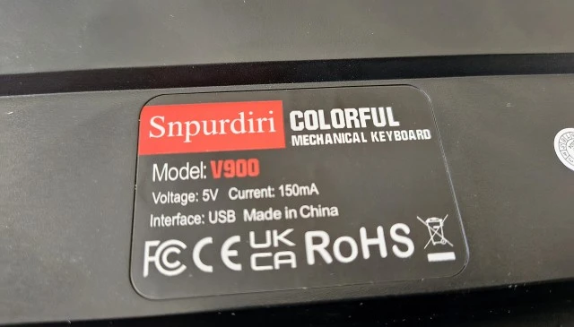 Snpurdiri V900 πληκτρολογιο 60%