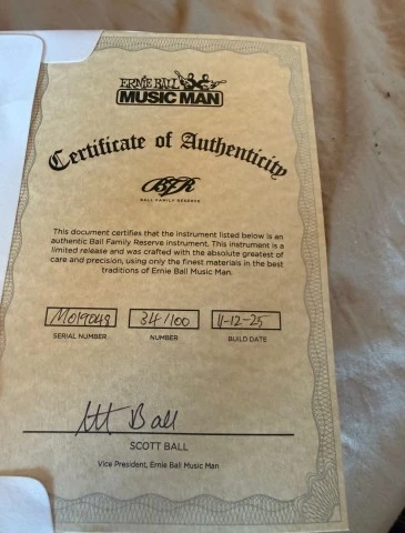 Ernie Ball Music Man John Petrucci Majesty Malachite 6