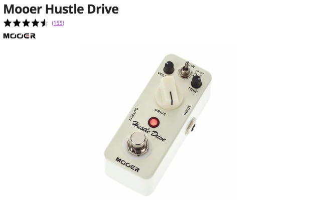 Mooer Hustle Drive (OCD overdrive clone)