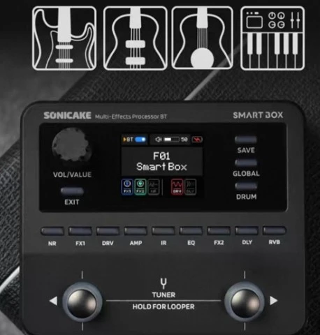 Sonicake Smart Box Multi-Effects Pedal
