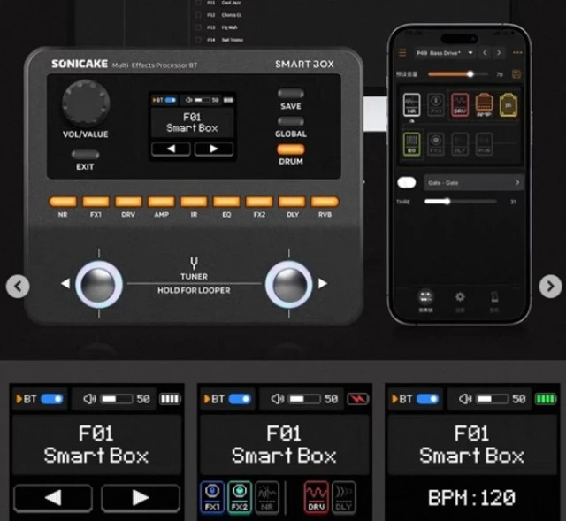 Sonicake Smart Box Multi-Effects Pedal