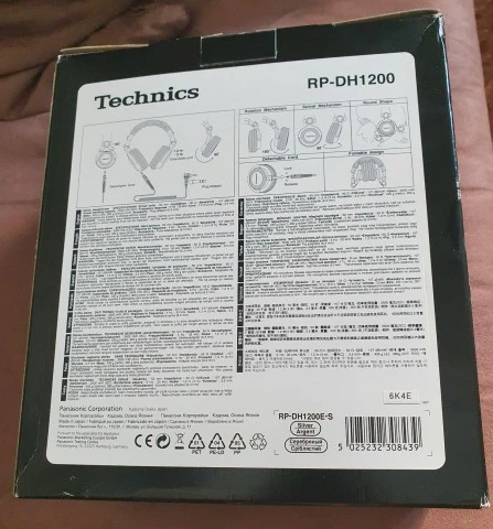 Technics RP-DH1200 DJ Headphones
