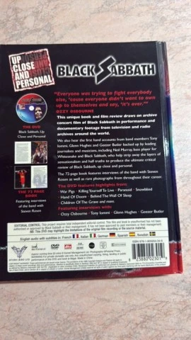 Black Sabbath DVD και βιβλίο σετ +DVD 