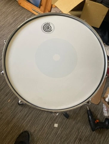 Custom steel snare drum